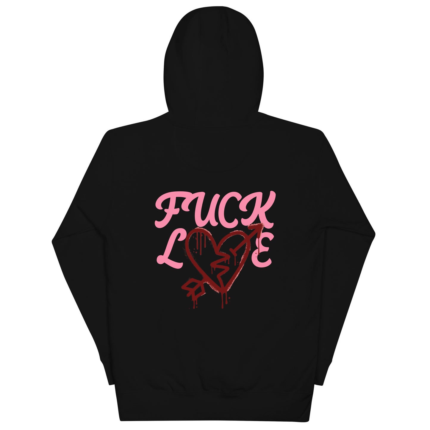 Sudadera con capucha Especial San Valentín "FUCK LOVE" EDITION