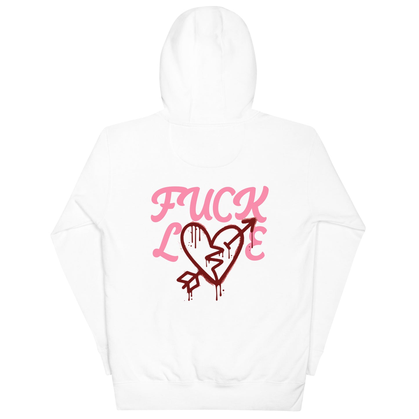 Sudadera con capucha Especial San Valentín "FUCK LOVE" EDITION